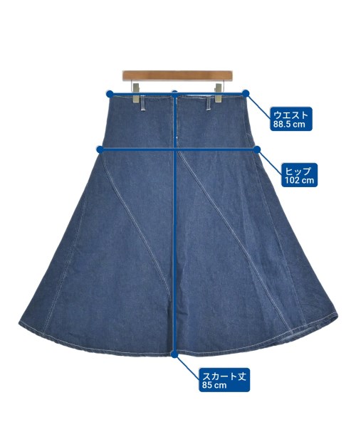 gimaguas（ギマガス）ロング・マキシ丈スカート 紺 サイズ:L レディース/2200664321123