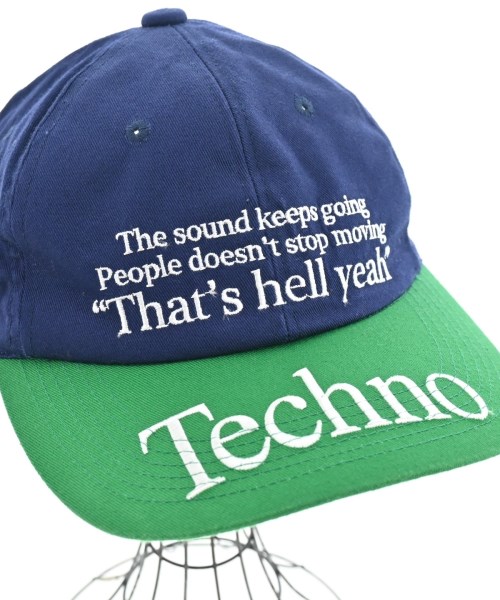 ICE & TECHNO（アイスアンドテクノ）キャップ 紺 サイズ:F メンズ/2200633176020