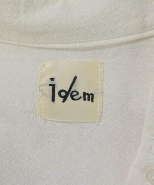 idem（イデム）シャツワンピース 白 サイズ:F レディース/2200691758077