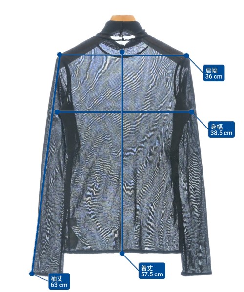 La nature linge（ラナチュールラーンジュー）ブラウス 黒 サイズ:F レディース/2200612291089
