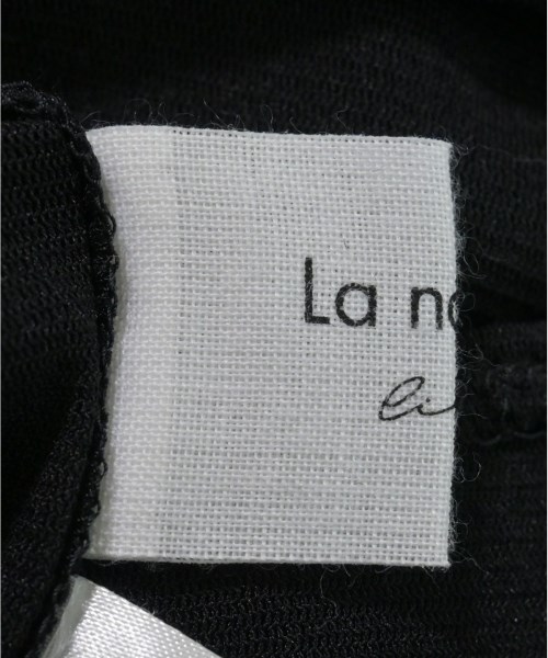 La nature linge（ラナチュールラーンジュー）Tシャツ・カットソー 黒 サイズ:F レディース/2200616634103