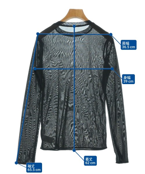 La nature linge（ラナチュールラーンジュー）Tシャツ・カットソー 黒 サイズ:F レディース/2200616634103