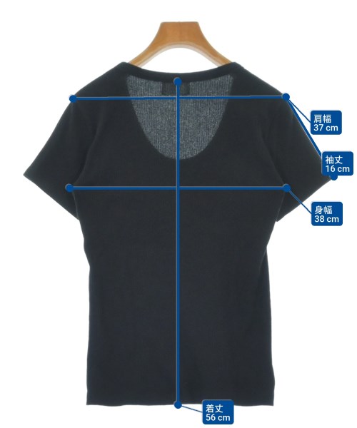 La nature linge（ラナチュールラーンジュー）Tシャツ・カットソー 黒 サイズ:F レディース/2200615880129