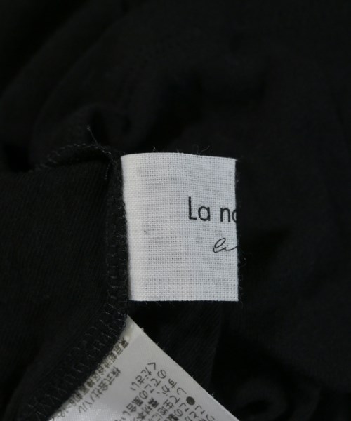 La nature linge（ラナチュールラーンジュー）Tシャツ・カットソー 黒 サイズ:F レディース/2200680601445