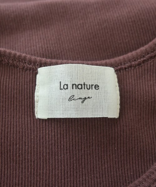La nature linge（ラナチュールラーンジュー）ノースリーブ 茶 サイズ:F レディース/2200695026042