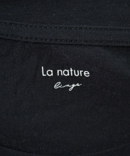 La nature linge（ラナチュールラーンジュー）Tシャツ・カットソー 黒 サイズ:F レディース/2200710321381