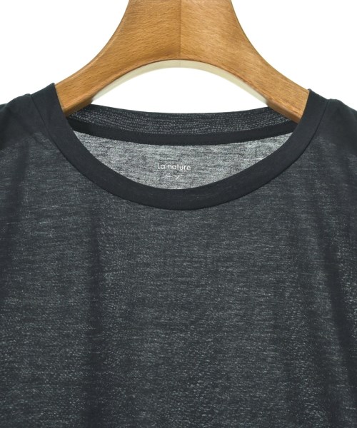 La nature linge（ラナチュールラーンジュー）Tシャツ・カットソー 黒 サイズ:F レディース/2200710321381