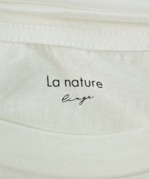 La nature linge（ラナチュールラーンジュー）Tシャツ・カットソー 白 サイズ:F レディース/2200710321398
