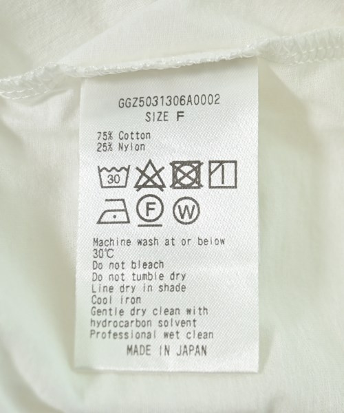 La nature linge（ラナチュールラーンジュー）Tシャツ・カットソー 白 サイズ:F レディース/2200710321398