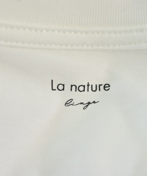 La nature linge（ラナチュールラーンジュー）Tシャツ・カットソー 白 サイズ:F レディース/2200709752110