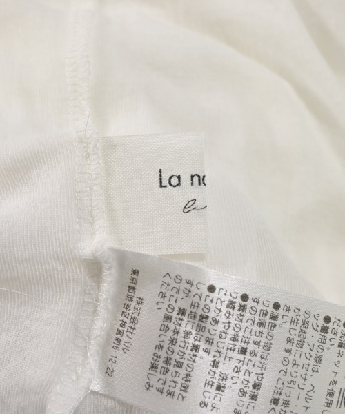 La nature linge（ラナチュールラーンジュー）Tシャツ・カットソー 白 サイズ:F レディース/2200725217129