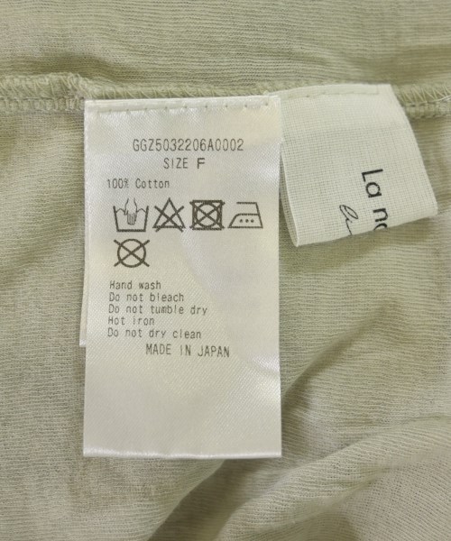 La nature linge（ラナチュールラーンジュー）Tシャツ・カットソー カーキ サイズ:F レディース/2200715242063