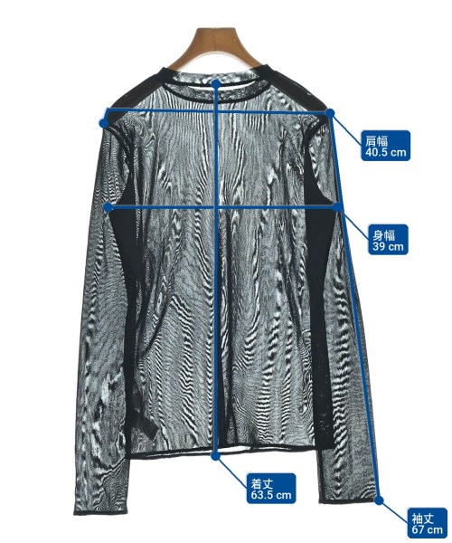 La nature linge（ラナチュールラーンジュー）Tシャツ・カットソー 黒 サイズ:F レディース/2200724109135