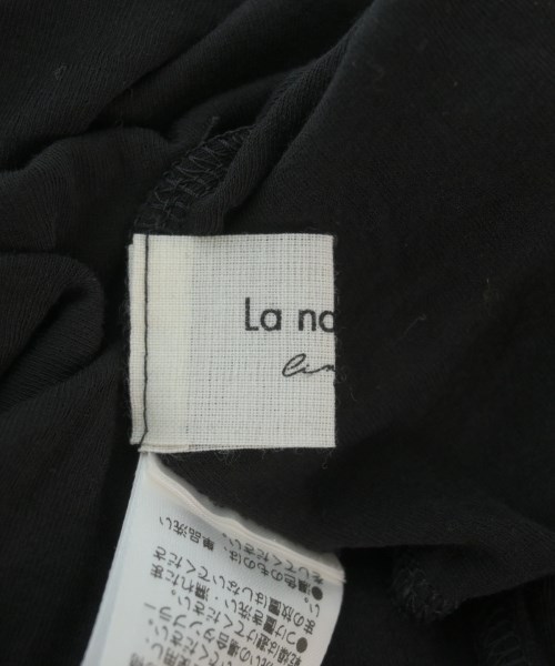 La nature linge（ラナチュールラーンジュー）Tシャツ・カットソー 黒 サイズ:F レディース/2200722434161