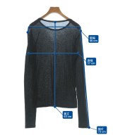La nature linge（ラナチュールラーンジュー）Tシャツ・カットソー 黒 サイズ:F レディース/2200722434161