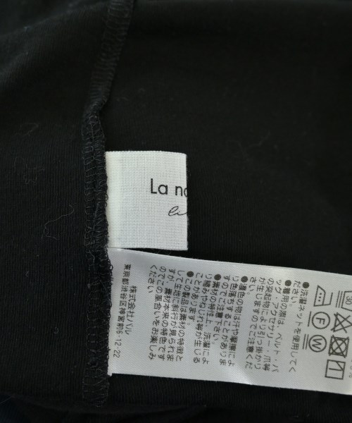 La nature linge（ラナチュールラーンジュー）Tシャツ・カットソー 黒 サイズ:F レディース/2200691264080