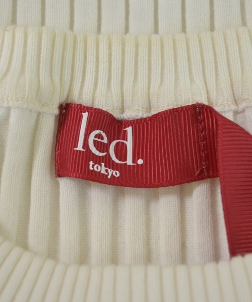 led.tokyo（レッドトウキョウ）ニット・セーター 白 サイズ:38(M位) レディース/2200656348091