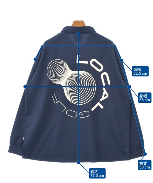 Local GOLF（ローカルゴルフ）カジュアルシャツ 紺 サイズ:S/M メンズ/2200648342397