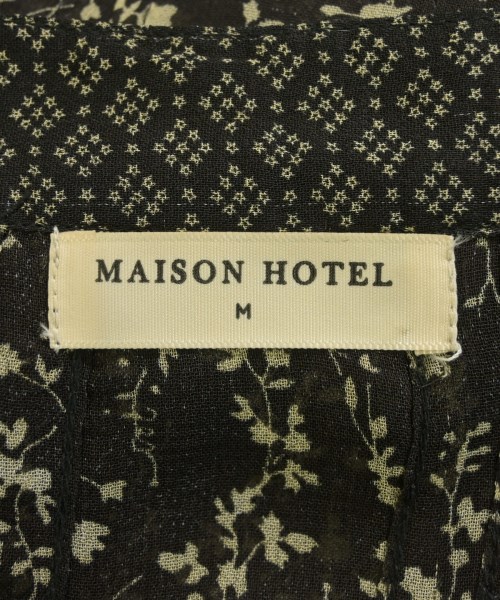 MAISON HOTEL（メゾンホテル）ブラウス 黒 サイズ:M レディース/2200721896151