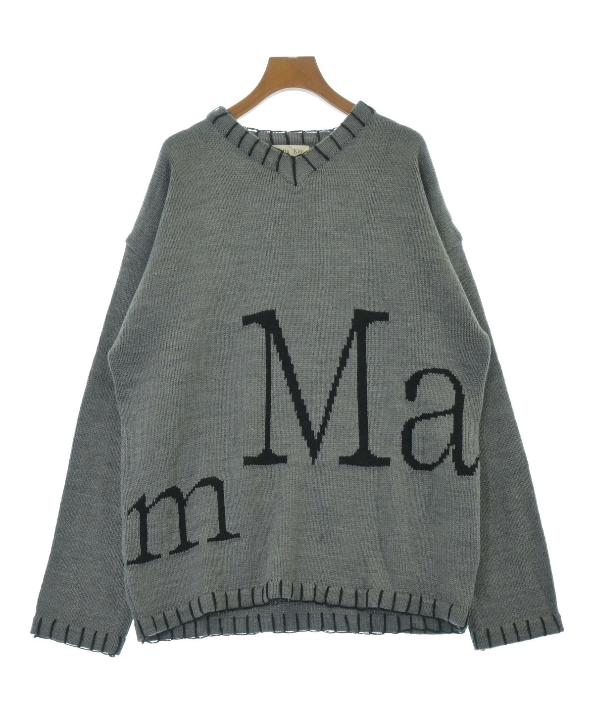 Matin Kim（マーティンキム）ニット・セーター グレー サイズ:F