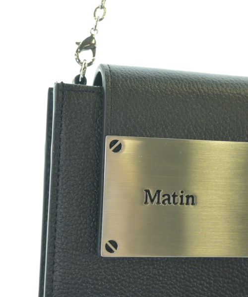 Matin Kim（マーティンキム）ショルダーバッグ 黒 サイズ:- レディース/2200640508074