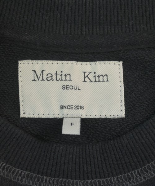 Matin Kim（マーティンキム）スウェット 黒 サイズ:F レディース/2200623800065