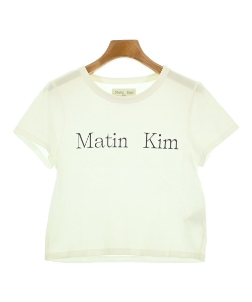 Matin Kim(マーティンキム)Tシャツ・カットソー 白 サイズ:M/2200673848031