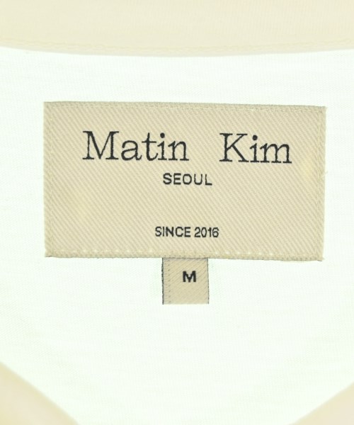Matin Kim（マーティンキム）Tシャツ・カットソー 白 サイズ:M レディース/2200673848031