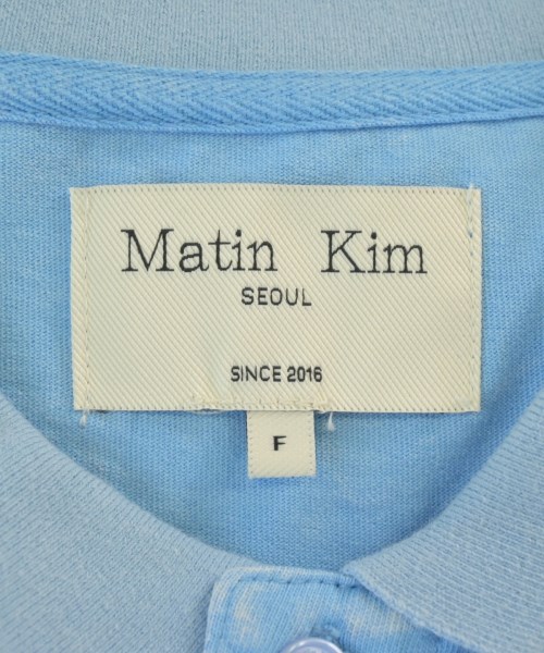 Matin Kim（マーティンキム）ポロシャツ 青 サイズ:F メンズ/2200674908048