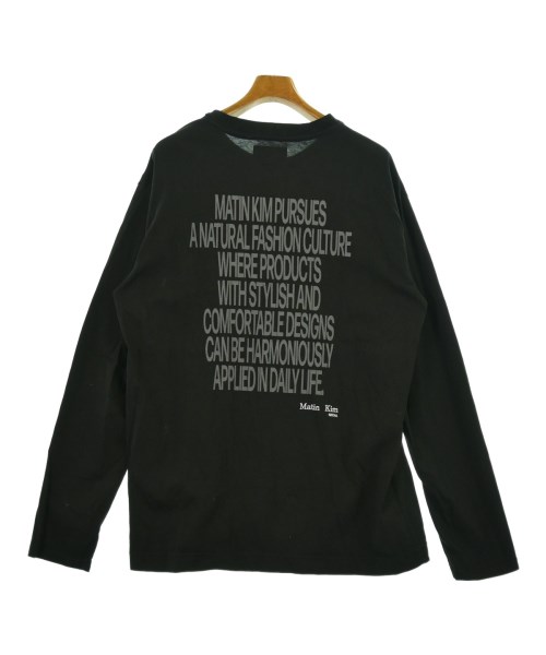 Matin Kim（マーティンキム）Tシャツ・カットソー 黒 サイズ:L メンズ/2200642252340