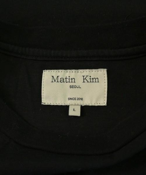 Matin Kim（マーティンキム）Tシャツ・カットソー 黒 サイズ:L メンズ/2200642252340