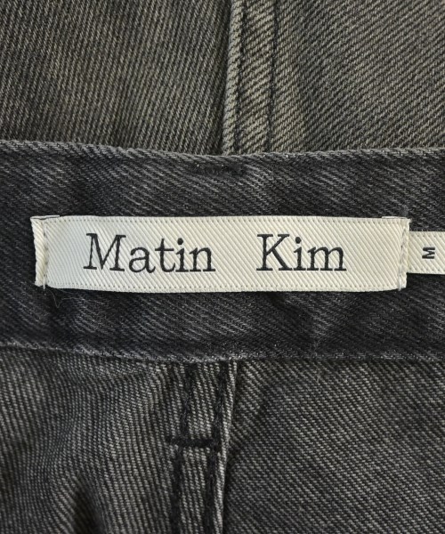 Matin Kim（マーティンキム）デニムパンツ 黒 サイズ:M レディース/2200716135104