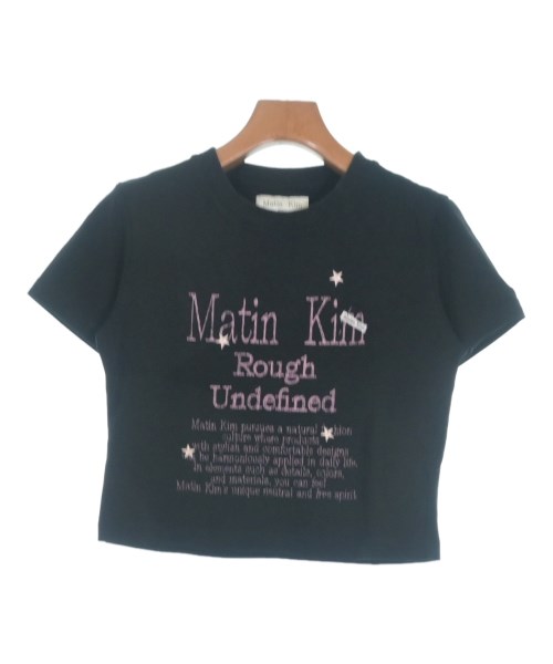 Matin Kim(マーティンキム)Tシャツ・カットソー 黒 サイズ:S/2200640658090