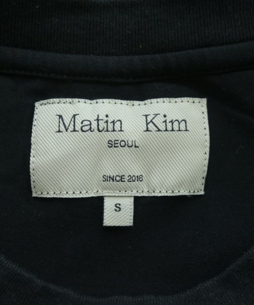 Matin Kim（マーティンキム）Tシャツ・カットソー 黒 サイズ:S レディース/2200640658090