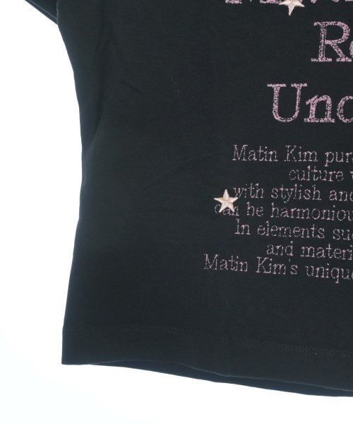 Matin Kim（マーティンキム）Tシャツ・カットソー 黒 サイズ:S レディース/2200640658090