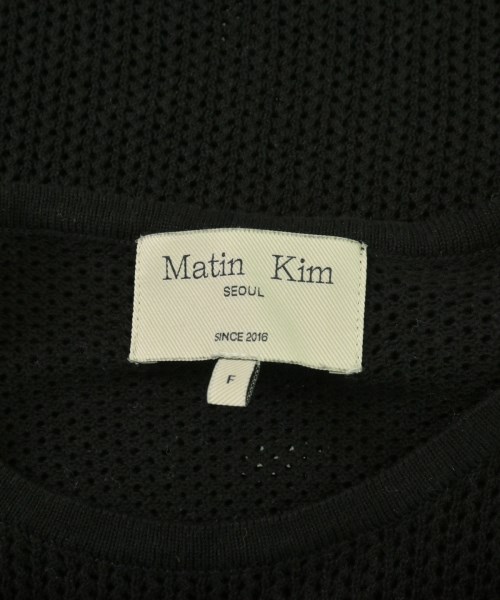Matin Kim（マーティンキム）ニット・セーター 黒 サイズ:F レディース/2200704134010