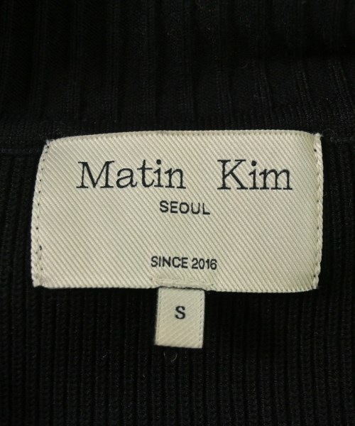 Matin Kim（マーティンキム）ベスト 黒 サイズ:S レディース/2200707003054