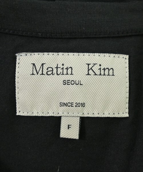 Matin Kim（マーティンキム）Tシャツ・カットソー 黒 サイズ:F レディース/2200707003139