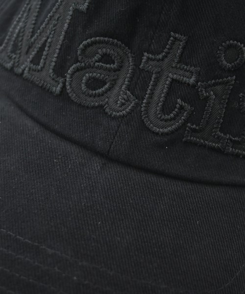 Matin Kim（マーティンキム）キャップ 黒 サイズ:F メンズ/2200659909442