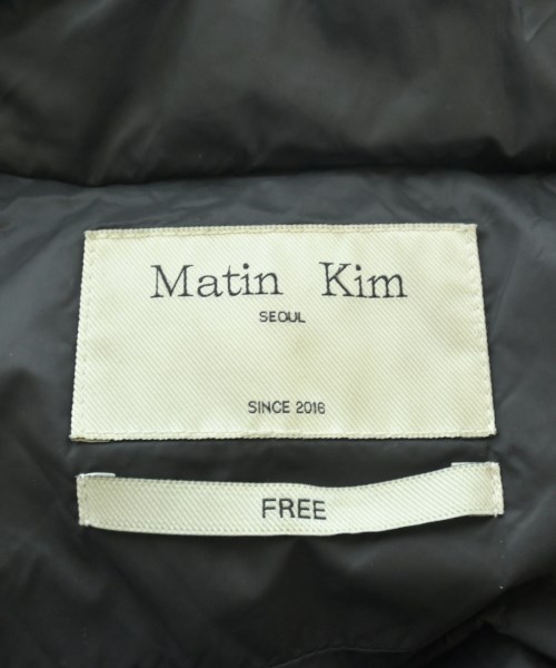 Matin Kim（マーティンキム）ダウンジャケット/ダウンベスト 黒 サイズ:F レディース/2200665036064