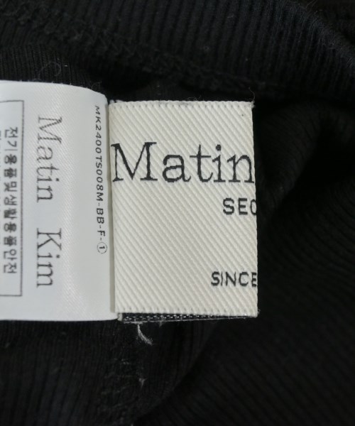 Matin Kim（マーティンキム）ノースリーブ 黒 サイズ:F レディース/2200665430084