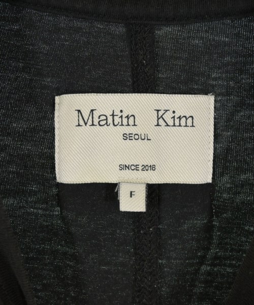 Matin Kim（マーティンキム）Tシャツ・カットソー 黒 サイズ:F レディース/2200721124025