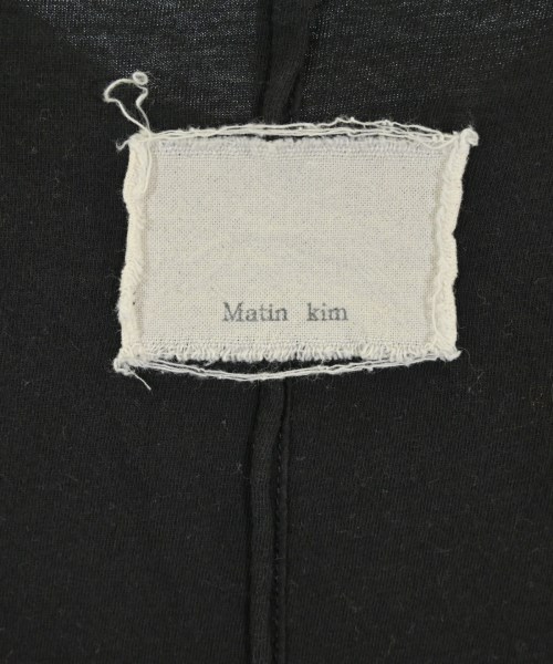 Matin Kim（マーティンキム）Tシャツ・カットソー 黒 サイズ:F レディース/2200721124025