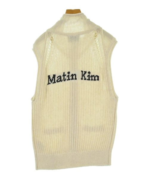 Matin Kim（マーティンキム）ベスト 白 サイズ:M レディース/2200726467103
