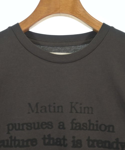 Matin Kim（マーティンキム）Tシャツ・カットソー グレー サイズ:F レディース/2200679216056