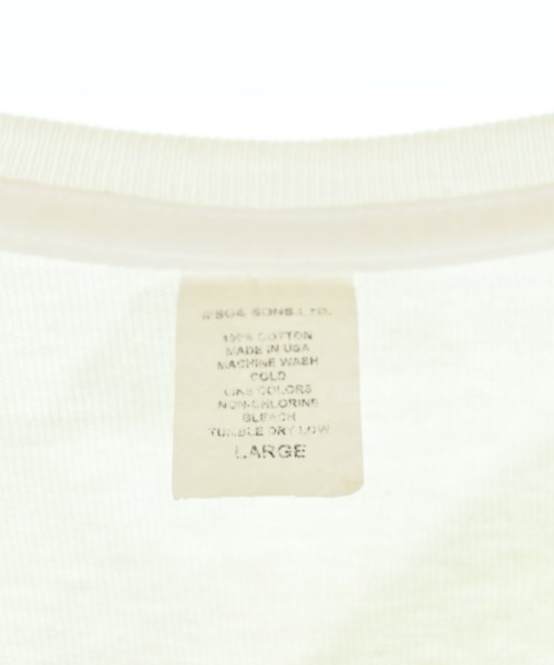 MSG&SONS（エムエスジーアンドソンズ）Tシャツ・カットソー 白 サイズ:L メンズ/2200721310138