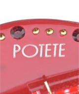 potete（ポテテ）ヘアアクセサリー 赤 サイズ:- レディース/2200705558082