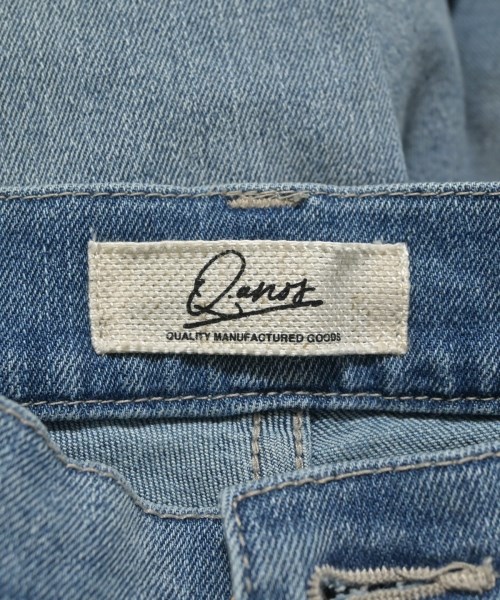 Q.anos（キュアノス）デニムパンツ 青 サイズ:1(S位) レディース/2200641659010
