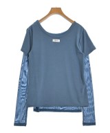 Q.anos（キュアノス）Tシャツ・カットソー 青 サイズ:F レディース/2200621808070