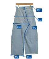 Q.anos（キュアノス）デニムパンツ 青 サイズ:PM(M位) レディース/2200611938015